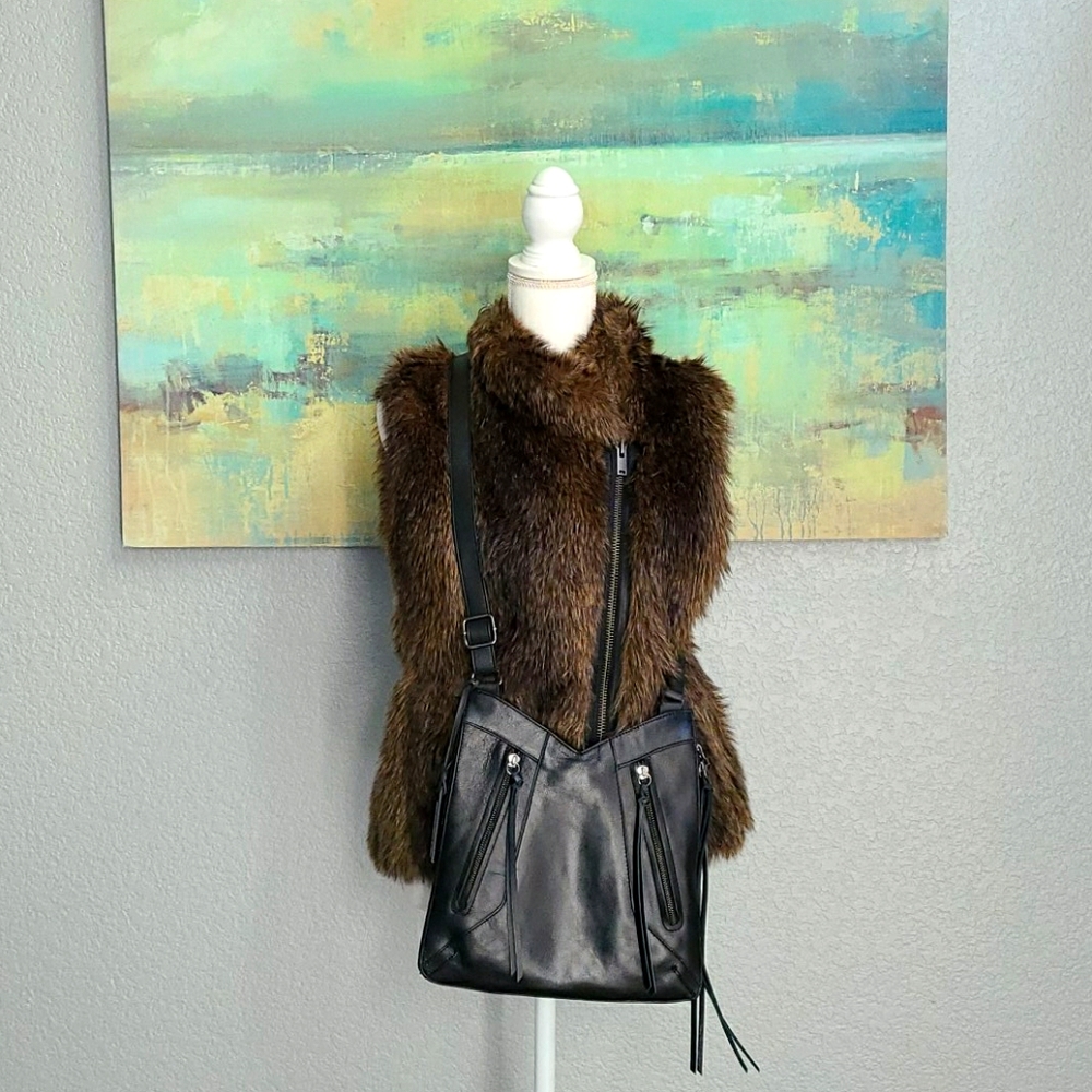 Joe's leather crossbody bag